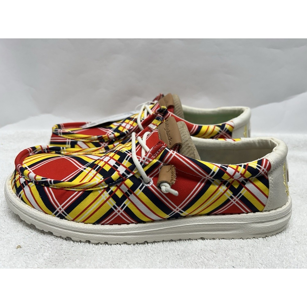 Hey Dude Mens Size 8 W's 9 Wally Caddyshack Slip On Sneaker Shoes